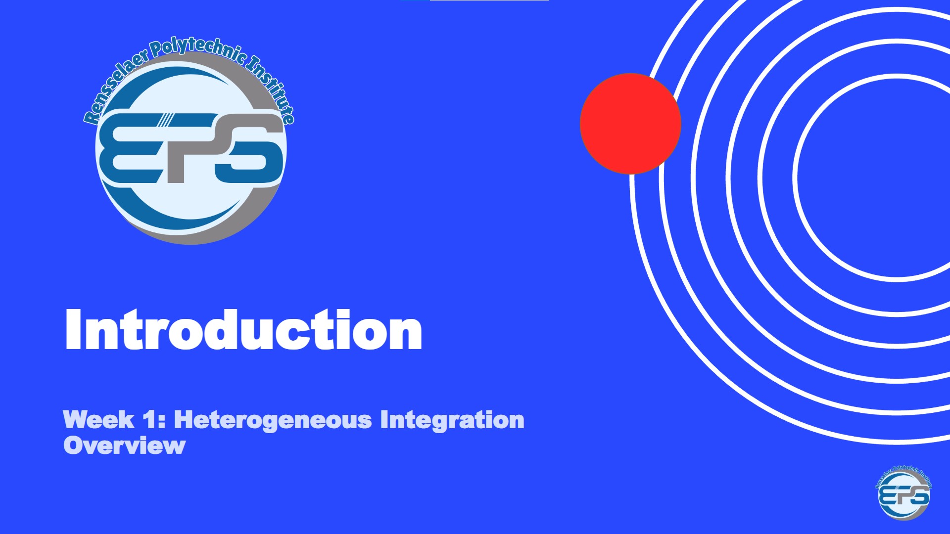 Heterogeneous Integration Overview