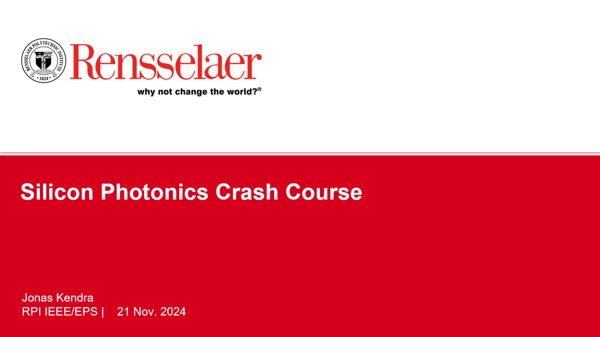 Silicon Photonics