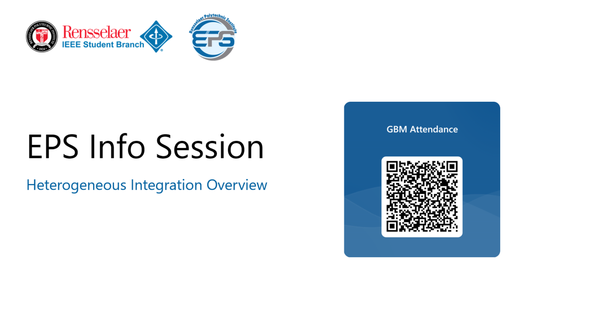 Info Session