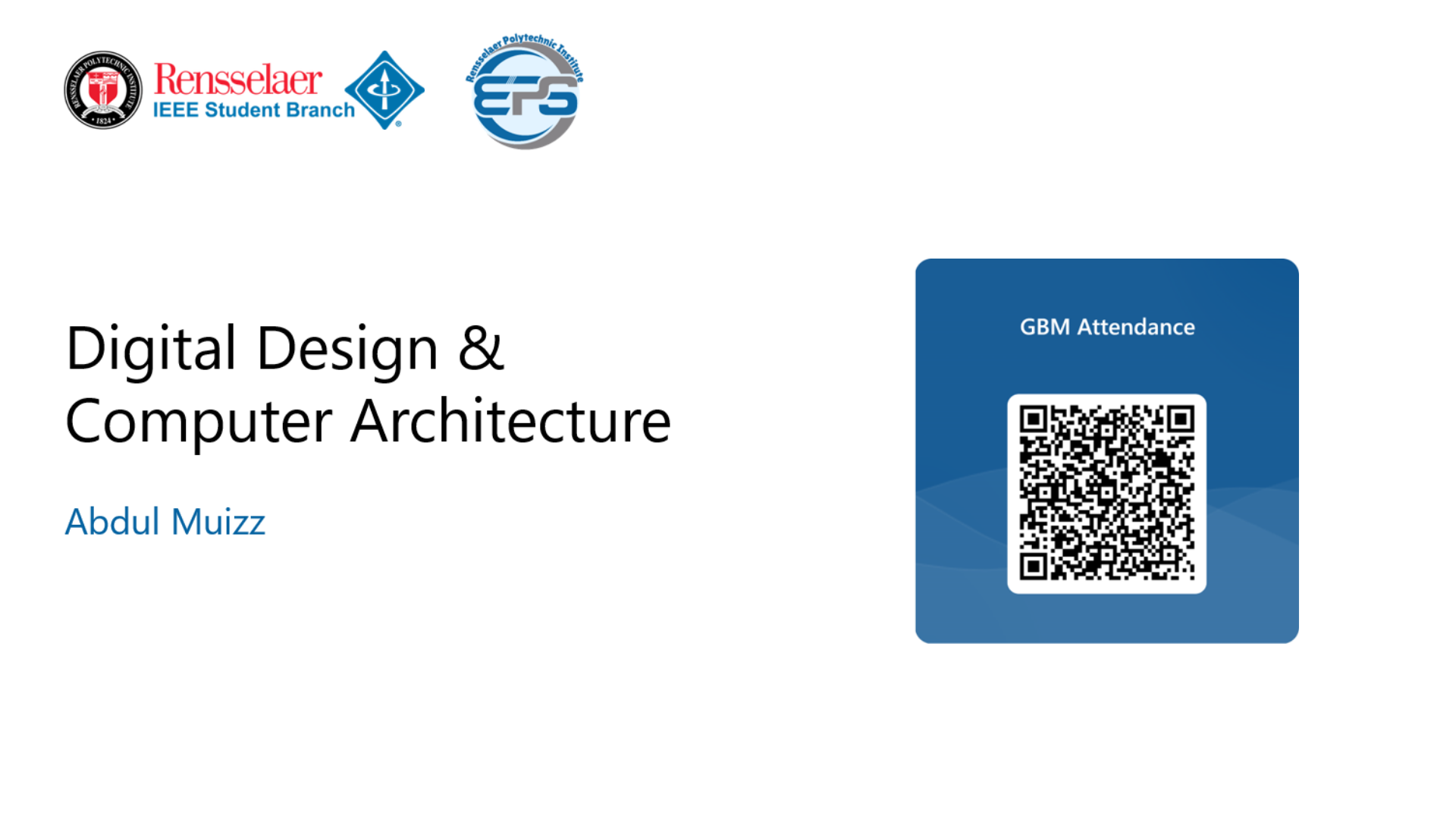Digital Design & Computer Architecture