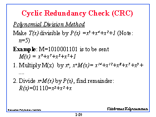 Cyclic Redundancy Check (CRC)